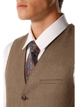Vest man in pure flannel wool Vitale Barberis Canonico Vest man in pure flannel wool Vitale Barberis Canonico