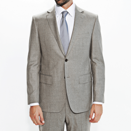 Costume semi-fitted flannel wool Vitale Barberis Canonico Costume semi-fitted flannel wool Vitale Barberis Canonico