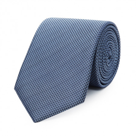 Tie in pure silk with small squares