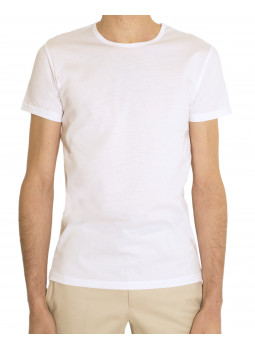 T-shirt man V-neck jersey 100% cotton