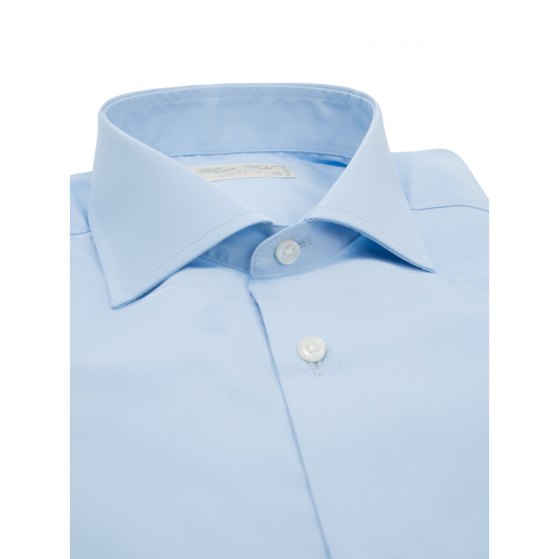 Shirt slim fit classic pure cotton Italian collar 