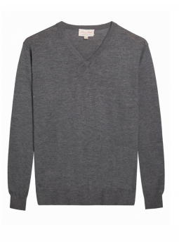 Pulls Cachemire Homme Bruce Field | Mode Homme Bruce Field Pull Homme Col V 100% Laine Merinos Bruce Field