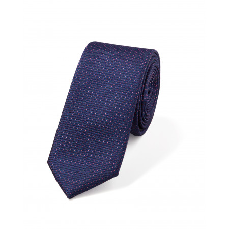 Pin Dot Pure Silk Tie