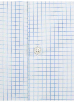Shirt straight cut pure cotton striped Shirt straight cut pure cotton striped