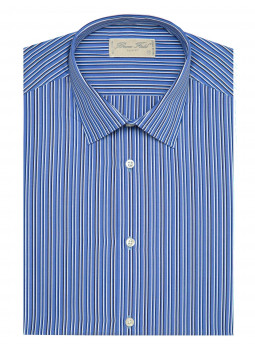 Men's slim fit shirt with thin stripes